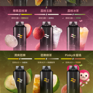 3 迪拜爆款💖 WAGOO &KIS5 哇酷拋棄式6500口 可充電🔋電子煙 磁吸組合 雙口味自由混搭【滿十送一】