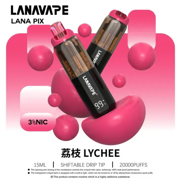 新品💖LANA PIX閃光彈拋棄式20000口 LED可視電量 850mAh續航 Mesh防漏穩定日用款